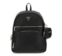 Guess Rucksack Power Play, Lederimitat, Damen, 12 L, Schwarz