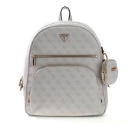GUESS Rucksack Freizeitrucksack mit Laptopfach Power Play II Tech Backpack Bone Logo beige