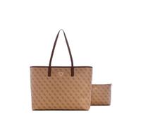 GUESS Power Play Large Tech Tote Latte Logo