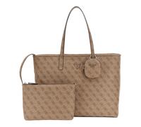 GUESS Power Play Large Tech Tote Latte Logo