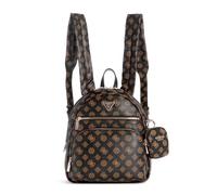 GUESS Power Play Tech Backpack Mocha Logo
