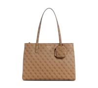 GUESS Power Play Tech Tote Latte Logo