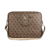 Guess PU 4G Metall Logo Notebook Tasche 15/16" Braun
