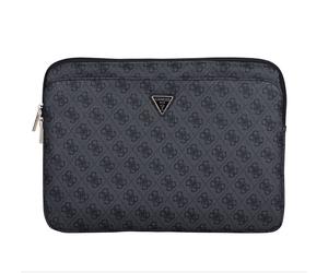 Guess PU 4G Triangle Logo Cover für Notebook 14" Schwarz