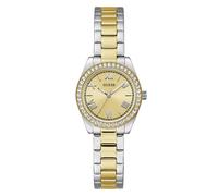 Guess quarz goldfarbenem damen uhr mit goldfarbenem zifferblatt und edelstahl armband one_size Gold