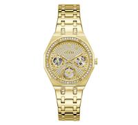 Guess quarz goldfarbenem damen uhr mit goldfarbenem zifferblatt und edelstahl armband one_size Gold
