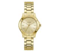 Guess quarz goldfarbenem damen uhr mit goldfarbenem zifferblatt und edelstahl armband one_size Gold