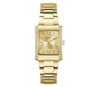 Guess quarz goldfarbenem damen uhr mit grünem zifferblatt und edelstahl armband one_size Gold