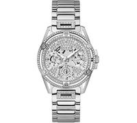 Guess GW0464L1 Queen Damen Chronograph Uhr in Silber Einheitsgröße