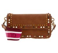 GUESS Radar Flap Crossbody Bag Cognac