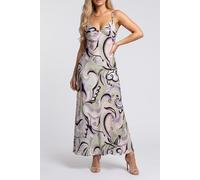 GUESS Raven Long Slip Dress Groovy Bloom Größe: 46 | Maxikleider Outlet | Damen