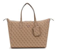 GUESS Latona Carryon Large Tote Latte Logo