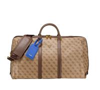 Guess Reisetasche Pisa 4G-Logo Größe 56 cm Beige Brown Blue