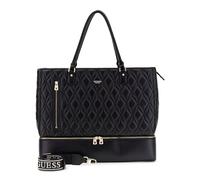 GUESS Reisetasche Schultertasche mit Laptopfach Maxine Zip Bottom Tote Black schwarz