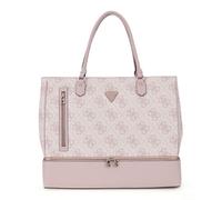 GUESS Reisetasche Schultertasche mit Laptopfach Zip Bottom Tote Orchid Logo Altrosa