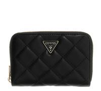 Guess Reißverschlussbörse Damen Juliet SLG Medium Zip Around (SWQG) black