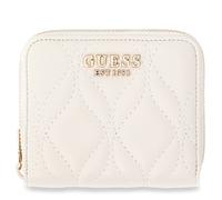 Guess Reißverschlussbörse Maxine SLG Small Zip Around (SWQG) offwhite