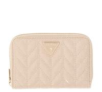 Guess Reißverschlussbörse Damen Stacey SLG Medium Zip Around (SWGG) light beige