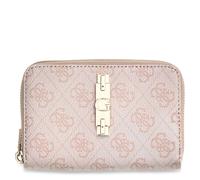 Guess Reißverschlussbörse Damen Yvonne Logo SLG Med Zip Around (SWSG) stone logo