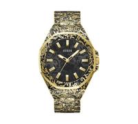 Quarzuhr GUESS "ROAR" Armbanduhren goldfarben, schwarz Herren Uhren (67398455-0)