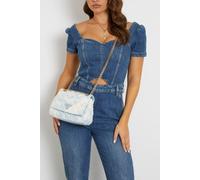 GUESS Rianee Quilt Cnvrtbl Sky Blue Größe: OS | Umhängetaschen Outlet | Damen | Blau
