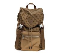 GUESS Rucksack Freizeitrucksack Berlin Backpack Beige/Brown hellbraun