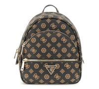 GUESS Rucksack Freizeitrucksack Manhattan II Backpack Mocha Logo dunkelbraun