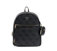 GUESS Rucksack Freizeitrucksack mit Laptopfach Power Play II Tech Backpack Coal Logo dunkelgrau
