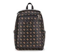GUESS Silia U-Zip Backpack Espresso Logo