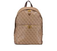 Guess Rucksack Milano 4G-Logo mit Laptopfach 15 Zoll Beige Brown Blue