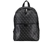 Guess Rucksack Milano 4G-Logo mit Laptopfach 15 Zoll Dark Black