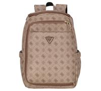 GUESS Silia U-Zip Backpack Latte Logo