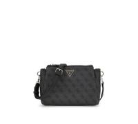 GUESS Noelle Tri Compartment Crossbody Coal Logo