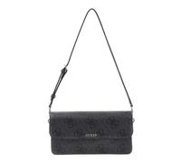 GUESS Sadie Flap Shoulder Bag Coal Logo