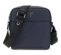 GUESS Saffiano Top Zip Crossbody Bag Dark Blue