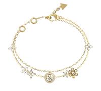 Guess Schmuck Damen-Armband Multi Flowers Weiß/Goldfarben JUBB06029JWYGS