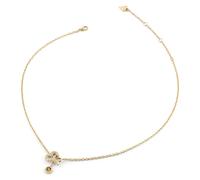 Guess Schmuck Damen-Kette Herz mit Kristallen Goldfarben JUBN06051JWYGT/U