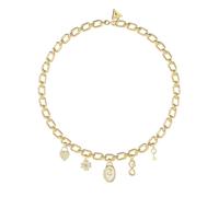 Guess Schmuck Damen-Kette Multi Charms Goldfarben JUBN06041JWYGT/U