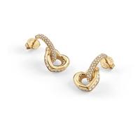 Guess Schmuck Damen-Ohrringe Creolen Herz Goldfarben JUBE05465JWYG