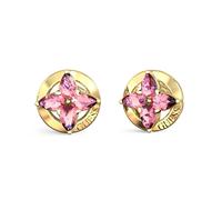 Guess Schmuck Damen-Ohrringe Ohrstecker Flowers Pink Goldfarben JUBE06040JWYGGNT/U