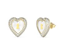 Guess Schmuck Damen-Ohrringe Ohrstecker Herz Perlmutt Goldfarben JUBE06065JWYGT/U
