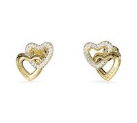 Guess Schmuck Damen-Ohrringe Ohrstecker Herzen Goldfarben JUBE06015JWYGT/U
