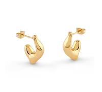 Guess Schmuck Damen-Ohrringe Superlight J Creolen Goldfarben JUBE05340JWYGT/U