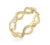 Guess Schmuck Damenring Unendlichkeit Goldfarben JUBR06050JWYG
