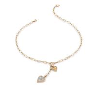 GUESS Halskette Love Me Tender JUBN03234JWYGRHT-U Gelbgold/Rhodium Einheitsgröße