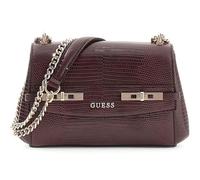 GUESS Schultertasche Abendtasche Melinda Mini Convertible Xbody Flap Bag Burgundy weinrot