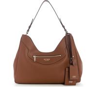 GUESS Schultertasche Antonia Hobo Cognac braun