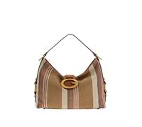 GUESS Camden Shoulder Bag Cognac Multi
