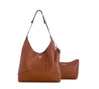 GUESS Schultertasche Darcy Hobo Bag Cognac hellbraun