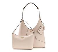 GUESS Schultertasche Darcy Hobo Bag Stone hellgrau